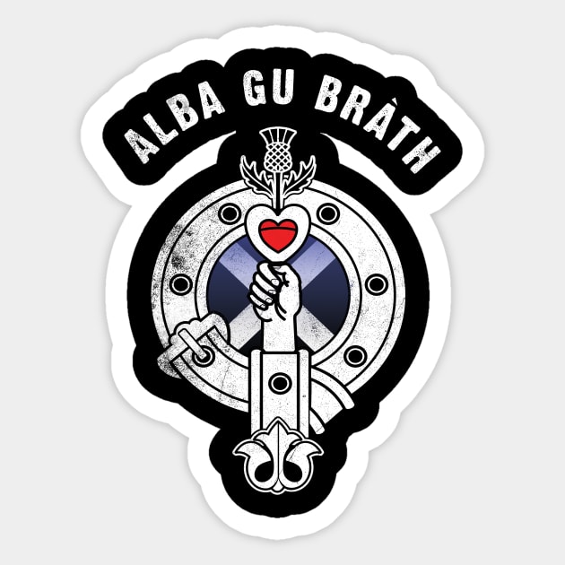 Alba Gu Brath Sticker by Nik Afia designs